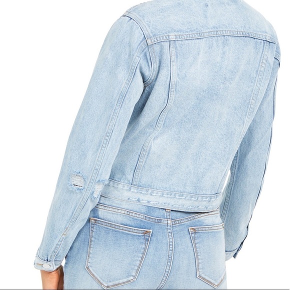 Vigoss Cotton Distressed Jean Jacket - Picture 4 of 13